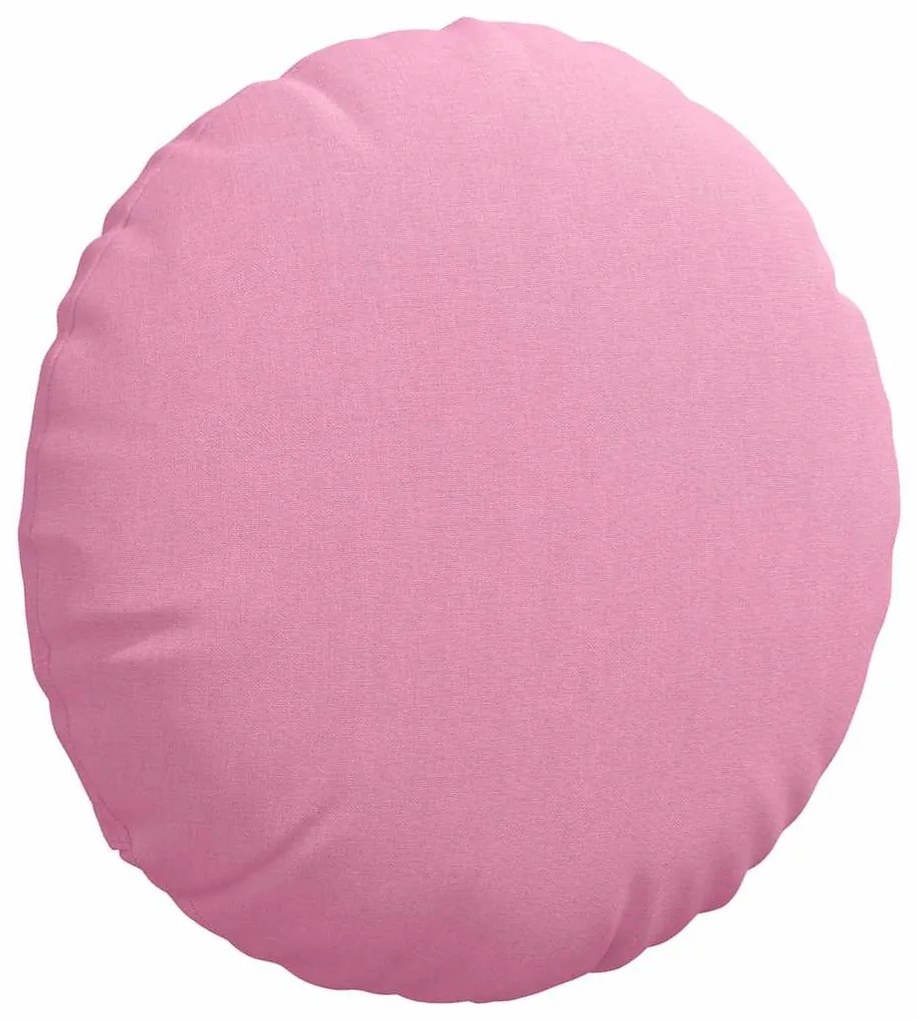 vidaXL Μαξιλάρια καθισμάτων 2 pcs Ροζ Ø40 x 13 εκ ύφασμα