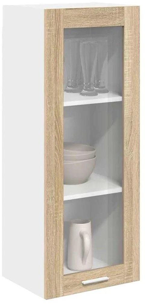 vidaXL Κρεμαστό ντουλάπι με αποθήκευση Δρύς Sonoma 40 x 31 x 100 εκ.