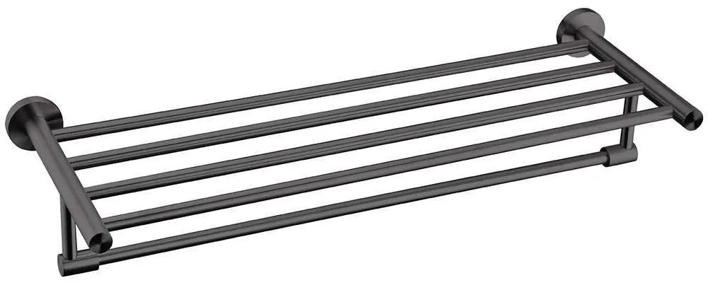 Κρεμάστρα Πετσέτας Artemis A0150345 59,7x20,5x12,6cm Gun Metal Karag Stainless Steel