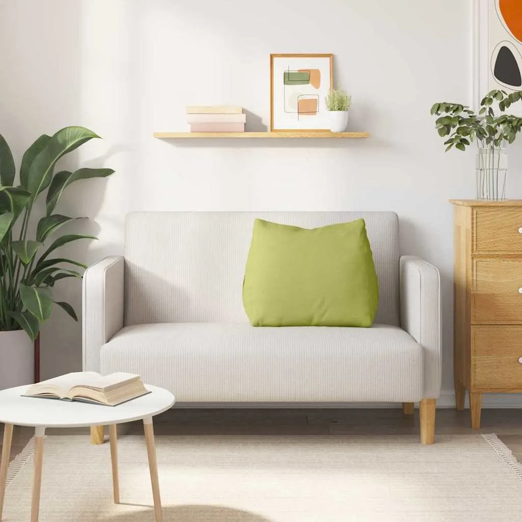 vidaXL Μαξιλάρι Πλάτης Ανοιχτό Πράσινο 60 x 20 x 50 εκ. ύφασμα