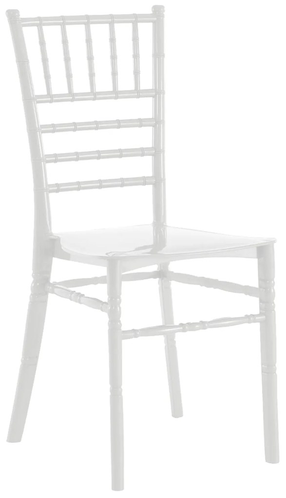 ΚΑΡΕΚΛΑ ΠΟΛΥΠΡΟΠΥΛΕΝΙΟΥ CATERING TIFFANY NEW HM8058.03 ΛΕΥΚΗ 41.2x49.7x89Υεκ. - 0536038 - HM8058.03