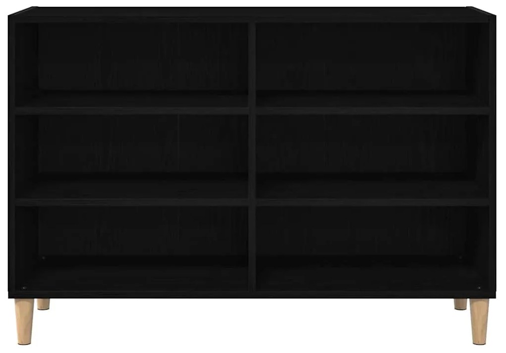 vidaXL Πλαϊνό γραφείο Μαύρη δρυς 103.5 x 35 x 70 εκ.