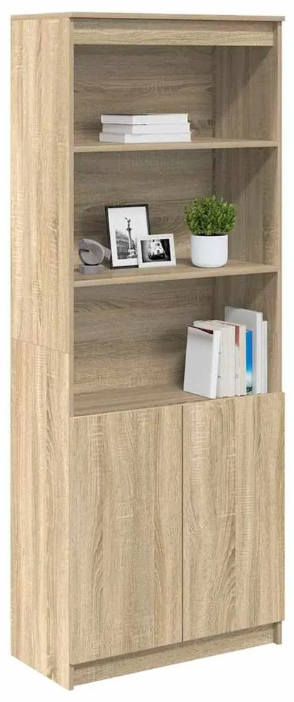 vidaXL Ντουλάπι Sonoma Δρυς 70x35x180 εκ. από Επεξεργασμένο Ξύλο