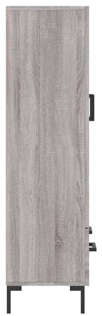 vidaXL Ντουλάπα Γκρι Sonoma 69,5 x 31 x 115 εκ. από Επεξεργασμένο Ξύλο