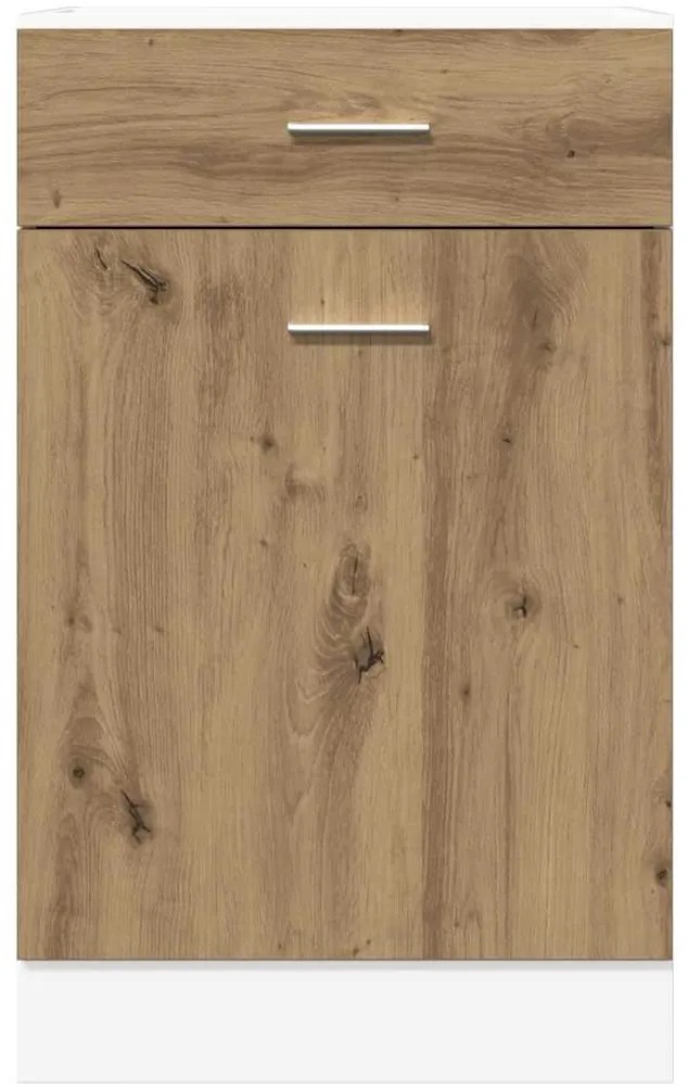 vidaXL Συρτάρι κάτω ντουλάπι Lyon Artisan Oak Κατασκευασμένο ξύλο