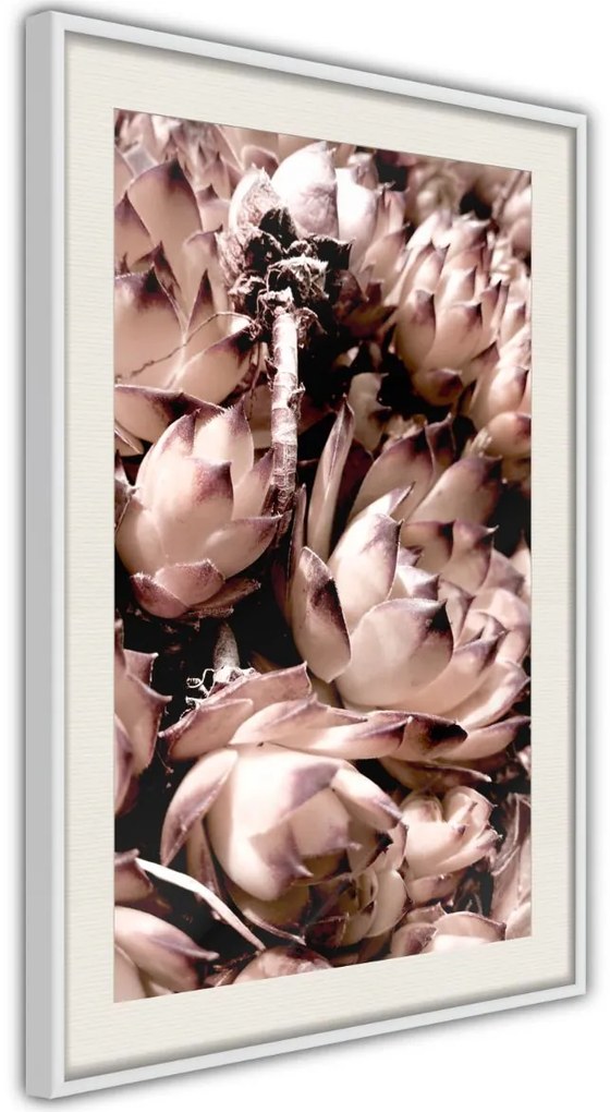 Αφίσα - Autumnal Flowers - 40x60 - Χρυσό - Με πασπαρτού