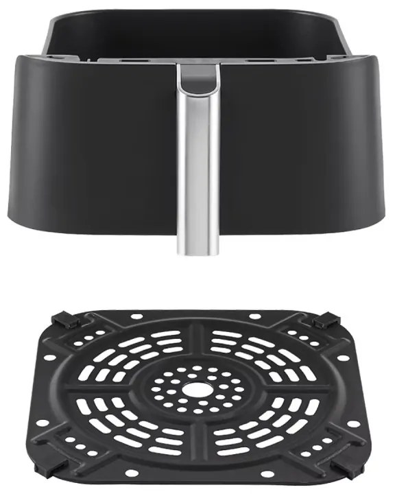 Φριτέζα ζεστού αέρα Ninja AF140EU PRO, 1750W, 4.7 l, 40-240C, 4 προγράμματα, Χρονοδιακόπτης, AirCrisp, Αντικολλητική επίστρωση, Μαύρο