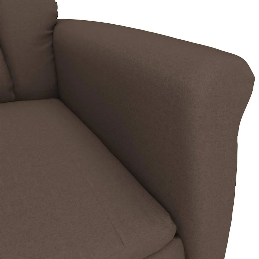 vidaXL Καρέκλα μασάζ Καφέ 70.5 x 96.5 x 95 cm Τεχνητό δέρμα