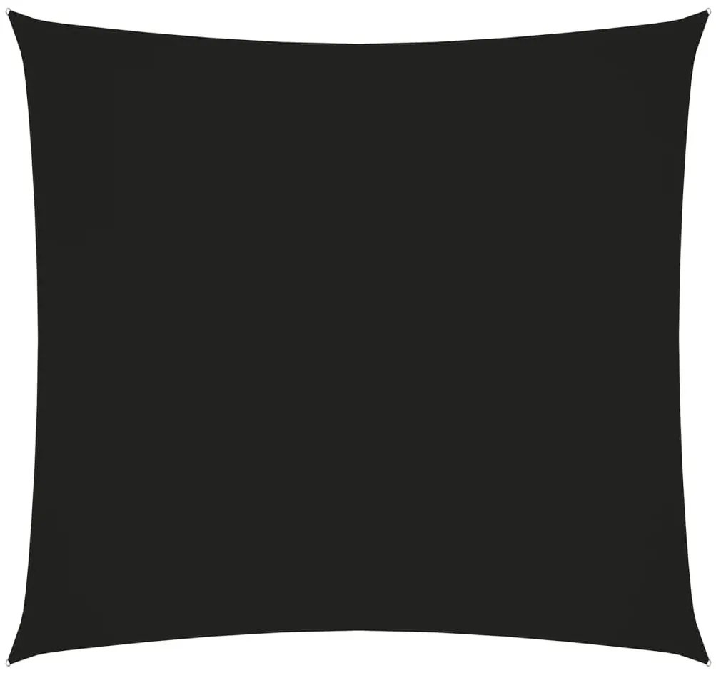 Πανί Σκίασης Τετράγωνο Μαύρο 3,6 x 3,6 μ. από Ύφασμα Oxford - Μαύρο