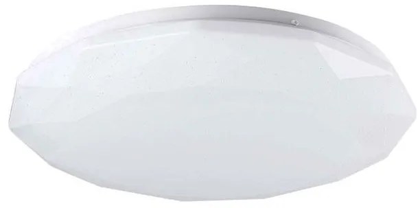 Πλαφονιέρα Οροφής LED 60W 230V 360° 6000lm IP20 Ø500x75m Πλαστική Στρογγυλή Diamond Round Cover με Εναλλαγή Χρωμάτων &amp; Χειριστήρ 2114921