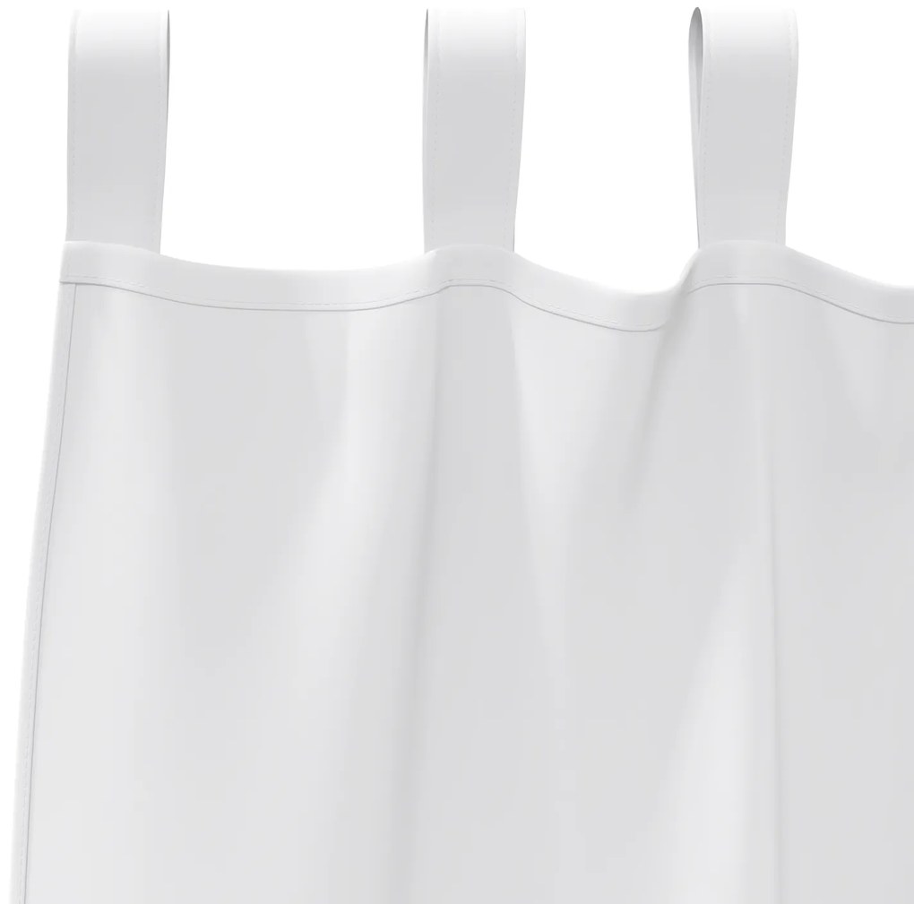 vidaXL Κουρτίνες 2 pcs Καθαρό Λευκό 260 x 140 εκ. Πολυεστέρας