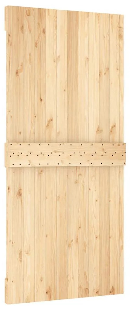 vidaXL Πόρτα NARVIK 95 x 210 εκ. από Μασίφ Ξύλο Πεύκου