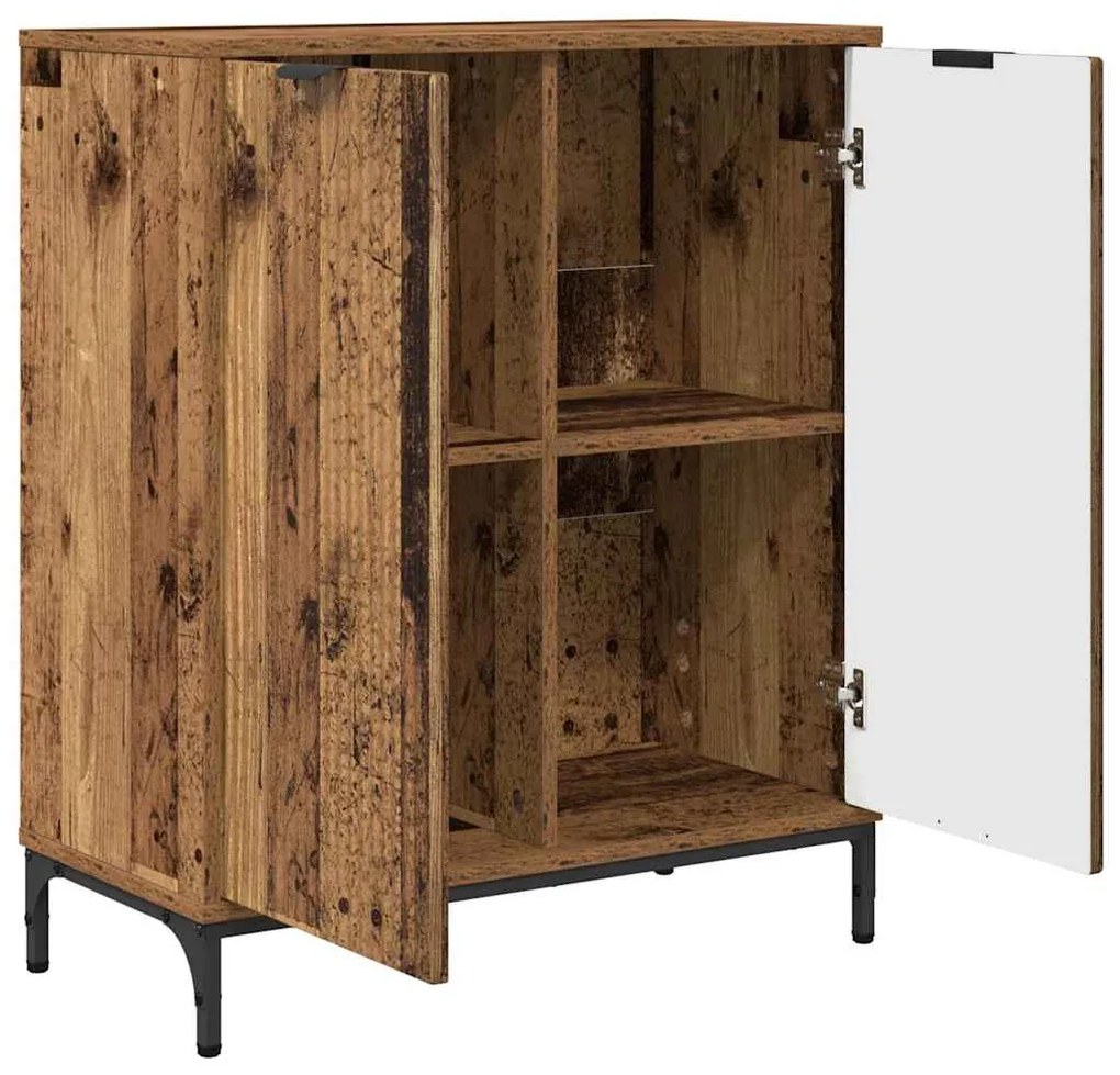 vidaXL Πλαϊνό γραφείο Παλαιό ξύλο 69.5 x 33 x 82 εκ.