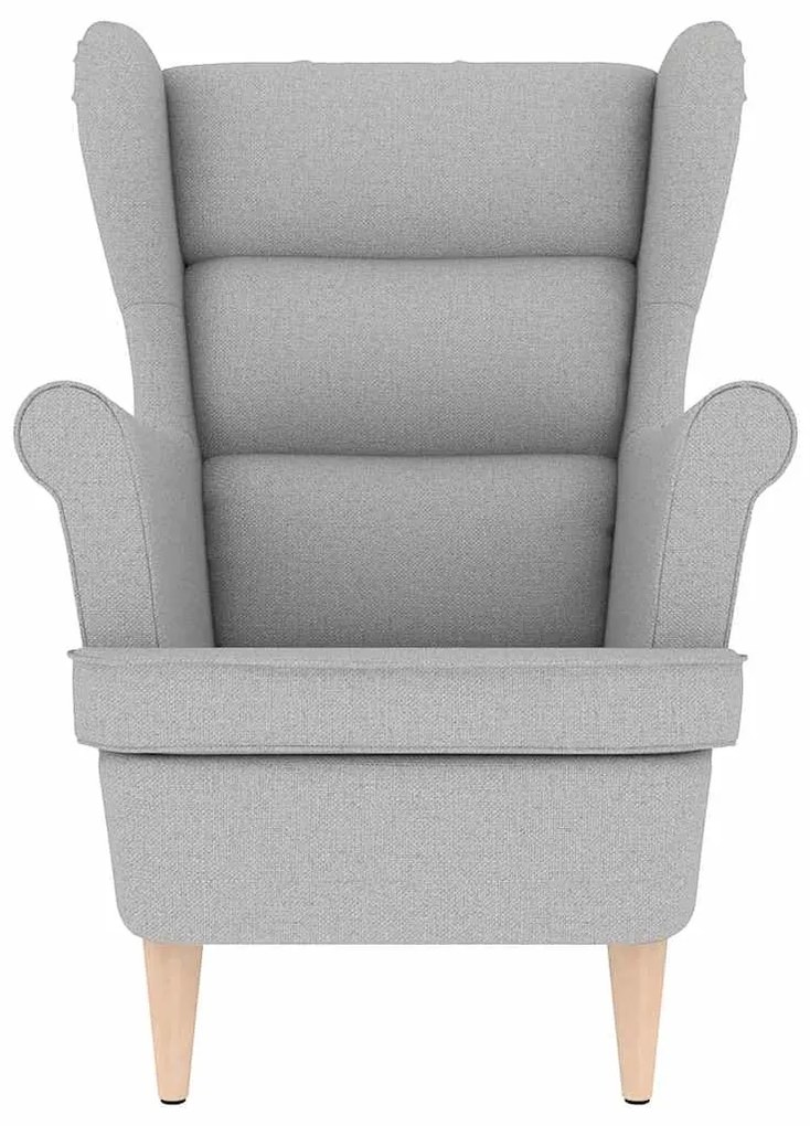 vidaXL πολυθρόνα Cloud Grey 74x84x100 cm Ύφασμα