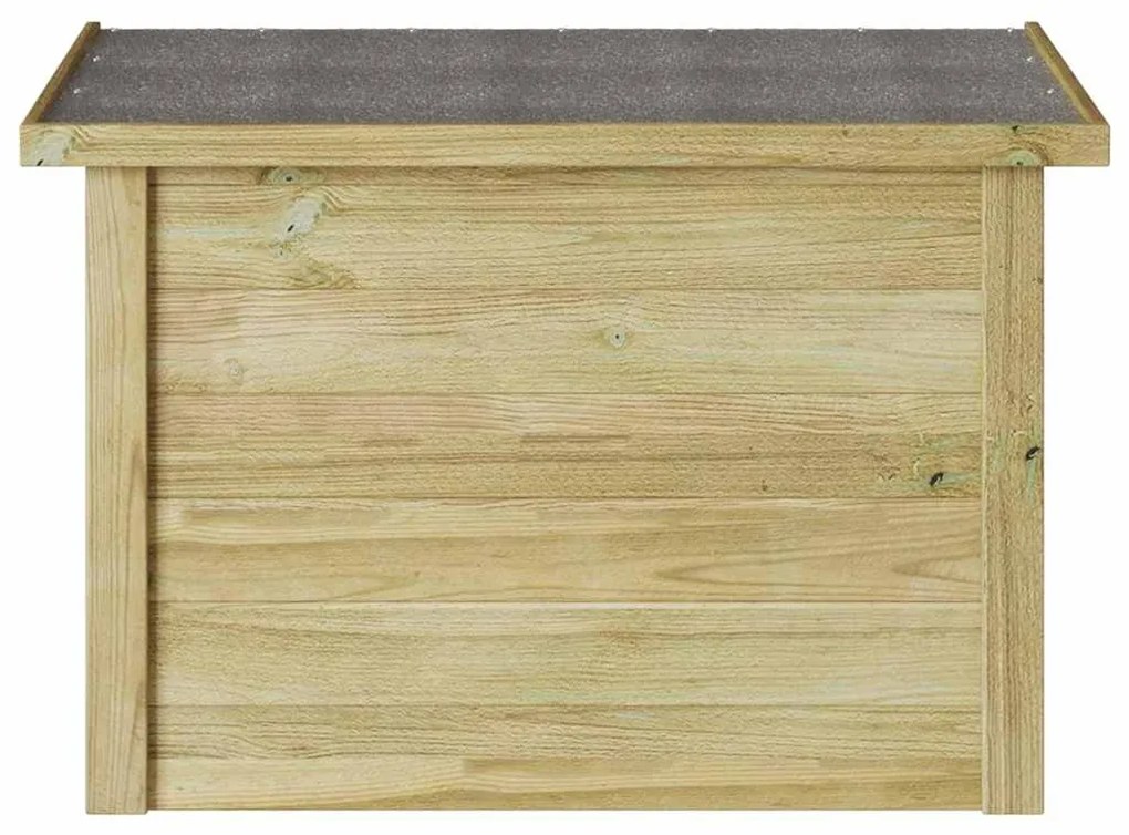 vidaXL Κουτί αποθήκευσης με αποθήκευση Καφέ 80 x 44.5 x 57.5 εκ.