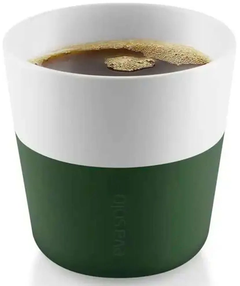 Φλυτζάνια Lungo Πορσελάνινα (Σετ 2Τμχ) 501130 230ml Emerald Green Eva Solo Πορσελάνη,Σιλικόνη