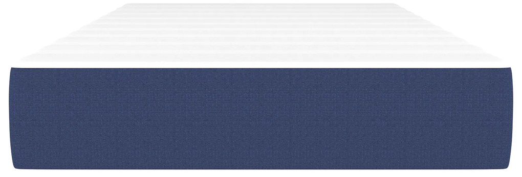 vidaXL Στρώμα με Pocket Springs Μπλε 120x190x20 εκ. Υφασμάτινο