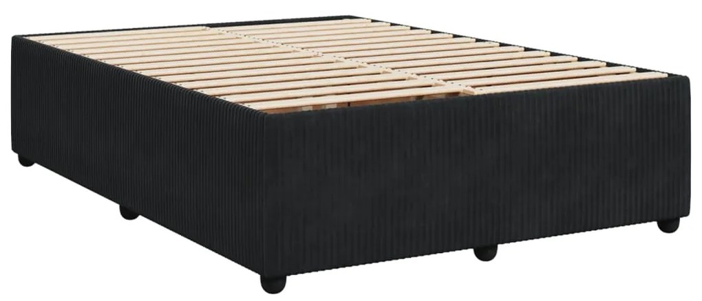 ΚΡΕΒΑΤΙ BOXSPRING ΜΕ ΣΤΡΩΜΑ ΜΑΥΡΟ 160X200 ΕΚ. ΒΕΛΟΥΔΙΝΟ 3290090