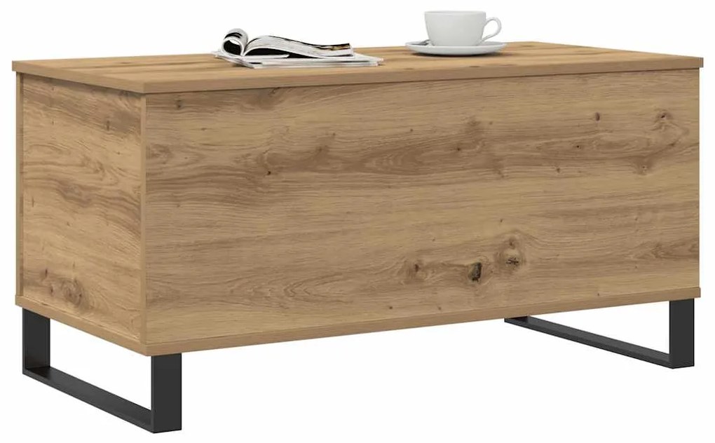 vidaXL Τραπεζάκι σαλονιού Δρυς τεχνίτης 90x44,5x45 cm