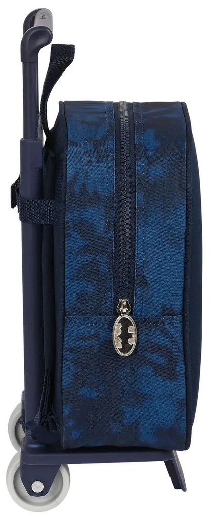 Σχολική Τσάντα με Ρόδες Batman Legendary Ναυτικό Μπλε 22 x 27 x 10 cm