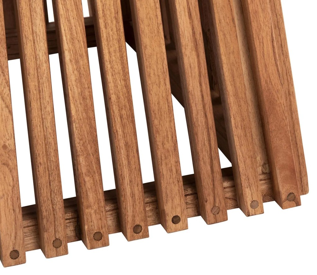 ΤΡΑΠΕΖΙ ΤΡΑΠΕΖΑΡΙΑΣ ΤΕΤΡΑΓΩΝΟ FRANTZ ΜΑΣΙΦ MINDI ΞΥΛΟ 80x80x75Y εκ.