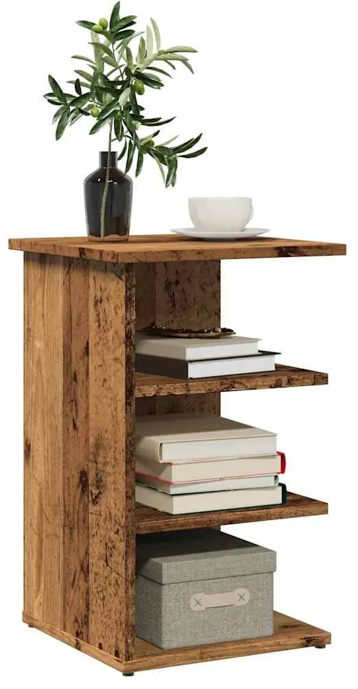 Sideboard Παλιό ξύλο 35x35x55 cm Ξύλο μηχανής