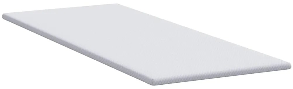 vidaXL Στρώμα επικάλυψης Λευκό 80 x 200 cm Υφασμα Jacquard