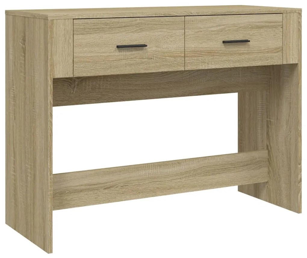 vidaXL Τραπέζι Κονσόλα Sonoma Δρυς 100x39x75 εκ. Επεξεργασμένο Ξύλο