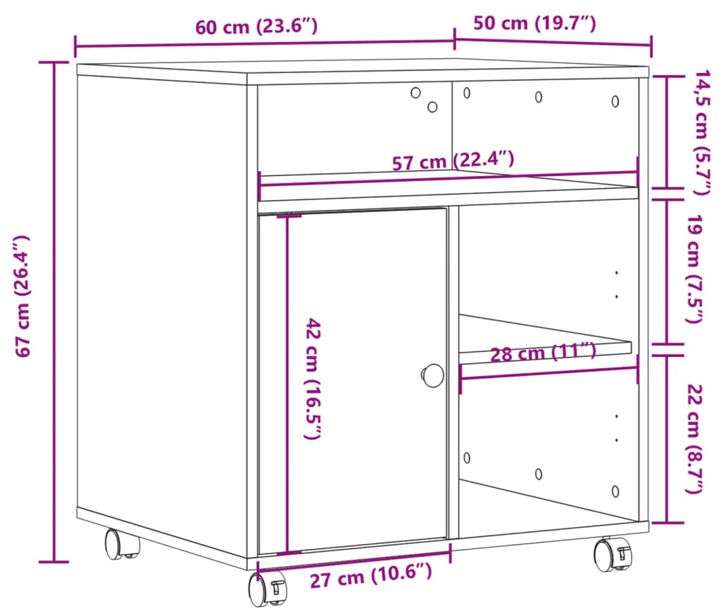 ΒΑΣΗ ΕΚΤΥΠΩΤΗ ΜΕ ΡΟΔΕΣ ΚΑΦΕ ΔΡΥΣ 60X50X67 ΕΚ. 840631