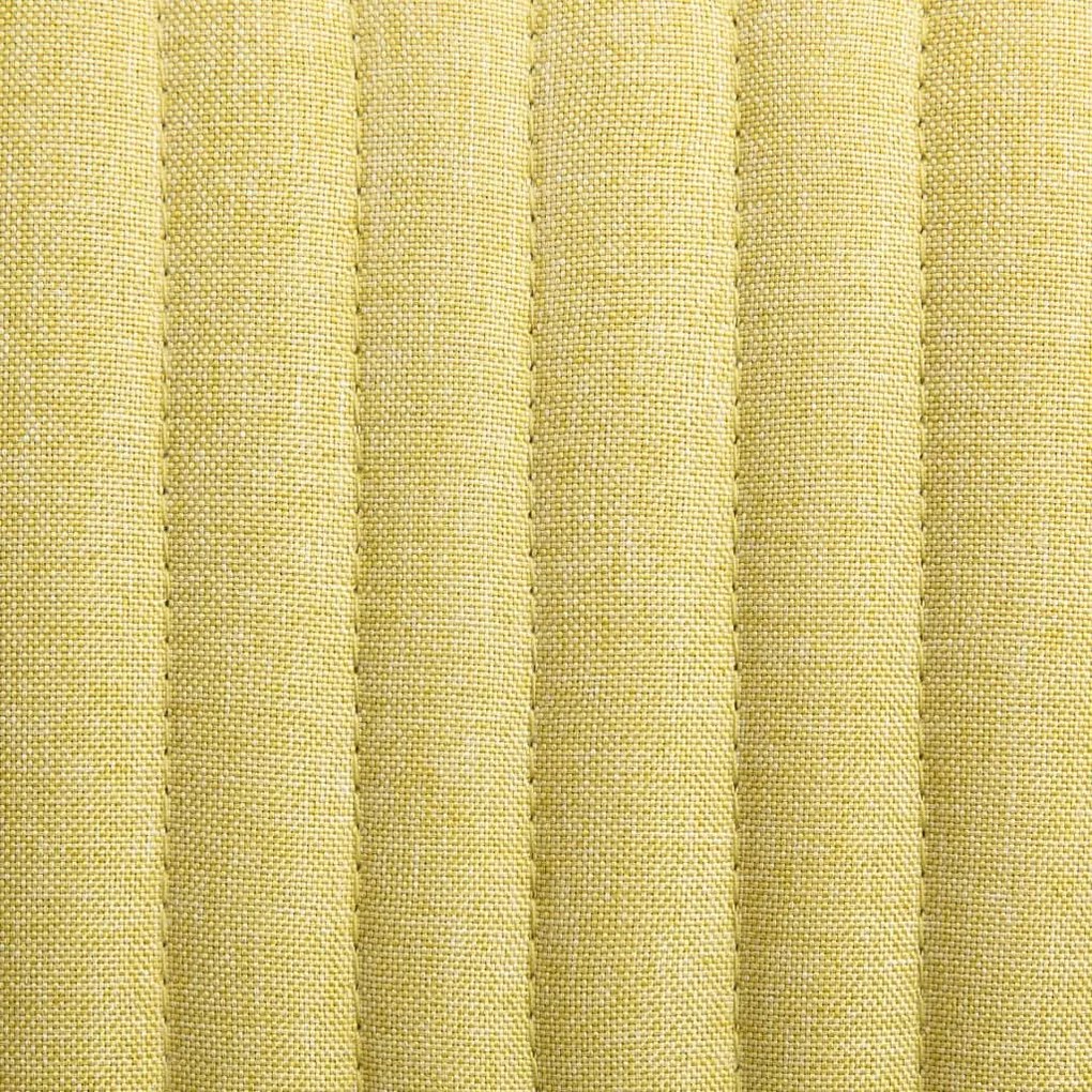 vidaXL Καρέκλες Τραπεζαρίας 6 τεμ. Πράσινες Υφασμάτινες