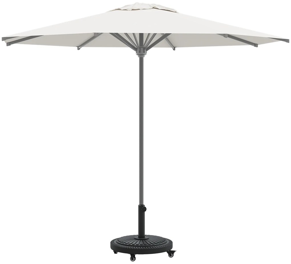 vidaXL Βάση ομπρέλας με ρόδες για πόλους Ø38-48mm, 13kg.