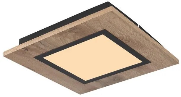 Πλαφονιέρα Φωτιστικό Οροφής LED 12W Σκούρο Καφέ Lea 67292D2 Globo Lighting-67292D2-Σκ. καφέ 67292D2