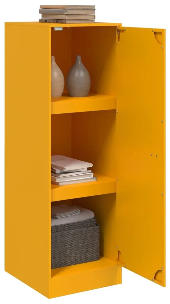 vidaXL Ντουλάπι Μουσταρδί 34,5x39x107 εκ. από Ατσάλι