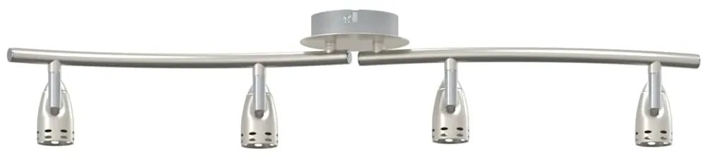 vidaXL Σποτ οροφής Ματ νικέλ 58.5 x 15 x 12 εκ Ατσάλι