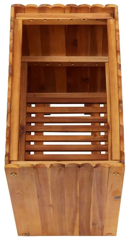 vidaXL Ζαρντινιέρα Υπερυψωμένη 50 x 30 x 50 εκ. από Μασίφ Ξύλο Ακακίας