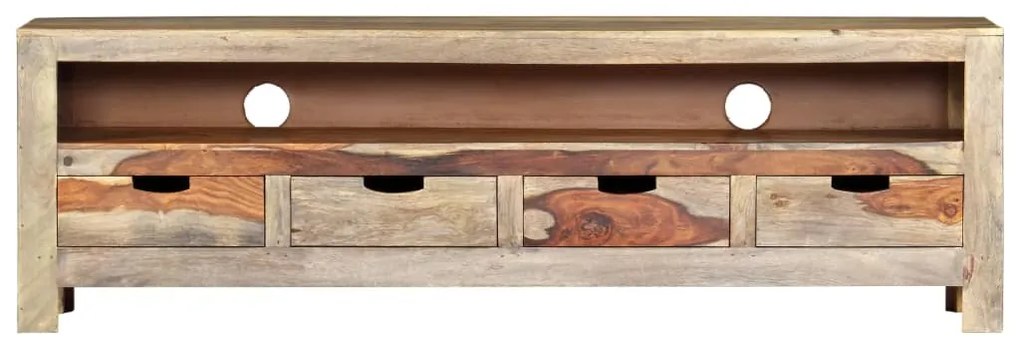 vidaXL Έπιπλο Τηλεόρασης 130 x 30 x 40 εκ. από Μασίφ Ξύλο Ακακίας