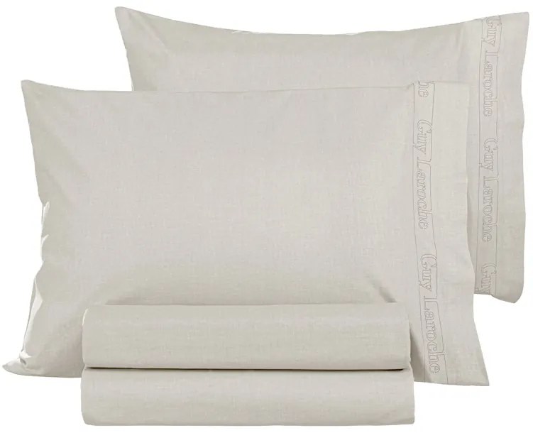 ΣΕΝΤΟΝΙ COLOR PLUS IVORY 180X200+42 ΜΕ ΛΑΣΤΙΧΟ  ΤΜΧ - Guy Laroche