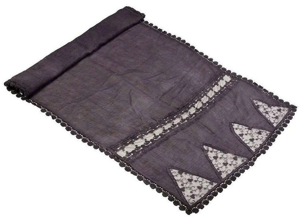 Τραβέρσα ARF235 200x70cm Purple Espiel 70X200 100% Cotton