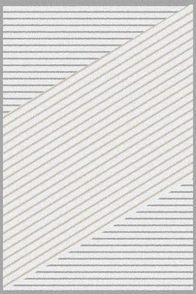 Χαλί Sabrina 52001-103 White-Grey Merinos 200X290cm