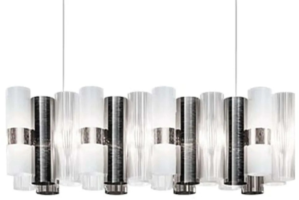 Φωτιστικό Οροφής - Ράγα La Lollo 93x28x28cm Led 7820lm 70W 2700K Silver-White Slamp