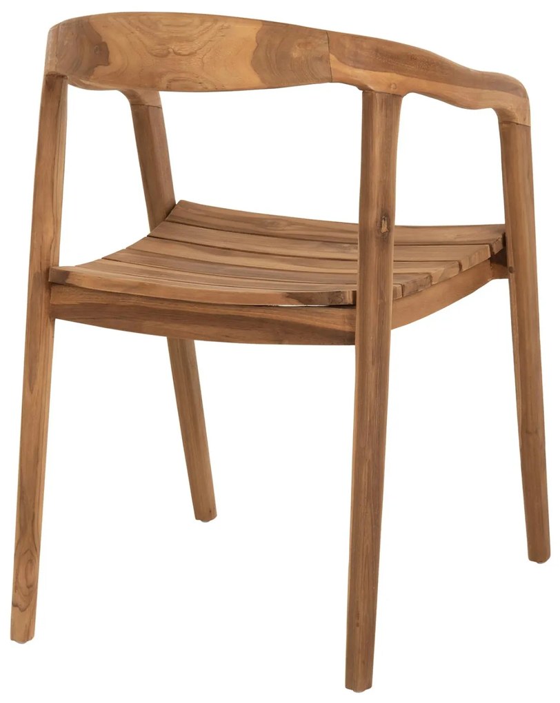 ΠΟΛΥΘΡΟΝΑ DEUS  ΞΥΛΟ TEAK 54x56x76Yεκ.