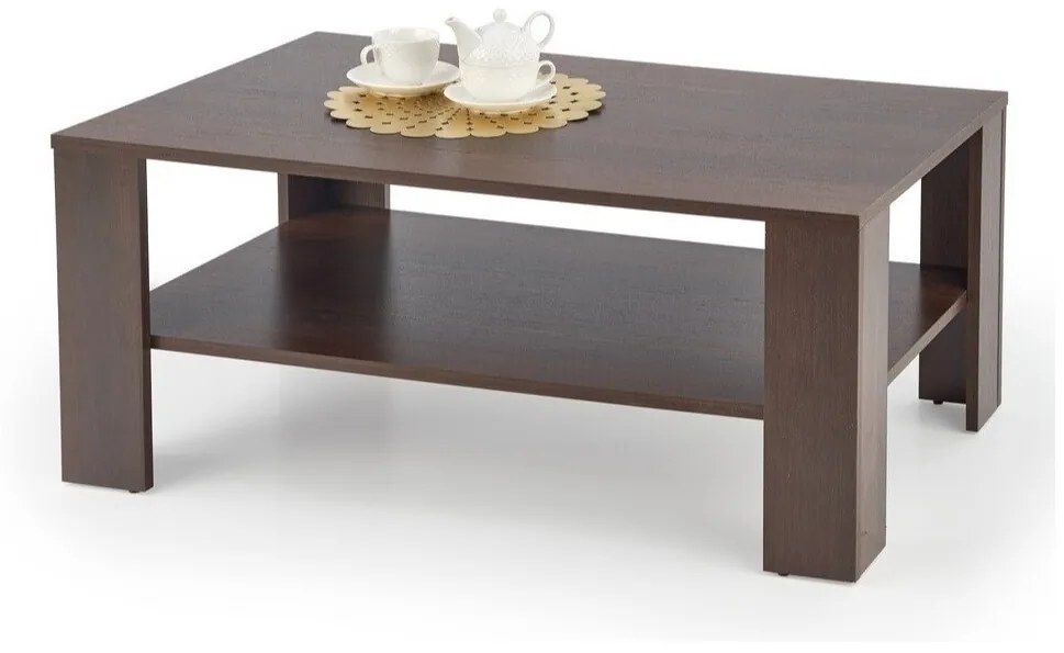 Τραπεζάκι σαλονιού Houston 361, Καρυδί, 53x65x110cm, 20 kg, Ινοσανίδες μέσης πυκνότητας, Γωνιακό | Epipla1.gr