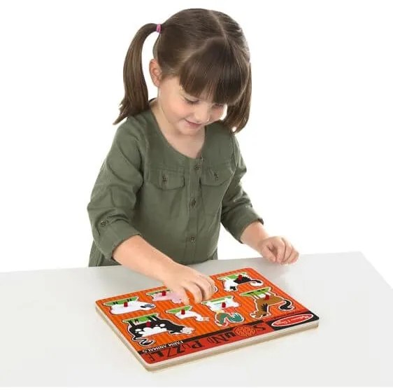 Παζλ ενσφηνωμα ζώα φάρμας 0726 Melissa + Doug