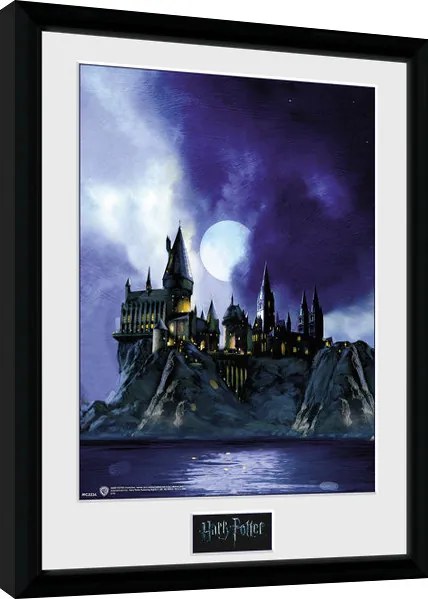 Κορνιζαρισμένη αφίσα Harry Potter - Hogwarts Painted