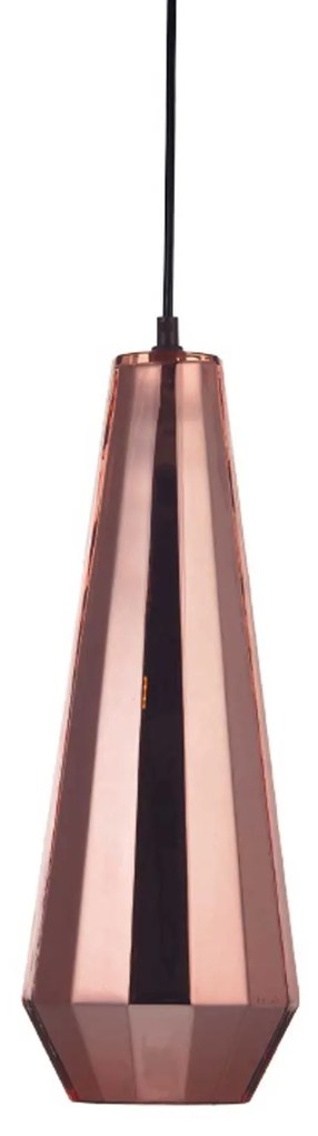 Φωτιστικό Οροφής Style KS174415PC Bronze Μέταλλο,Γυαλί