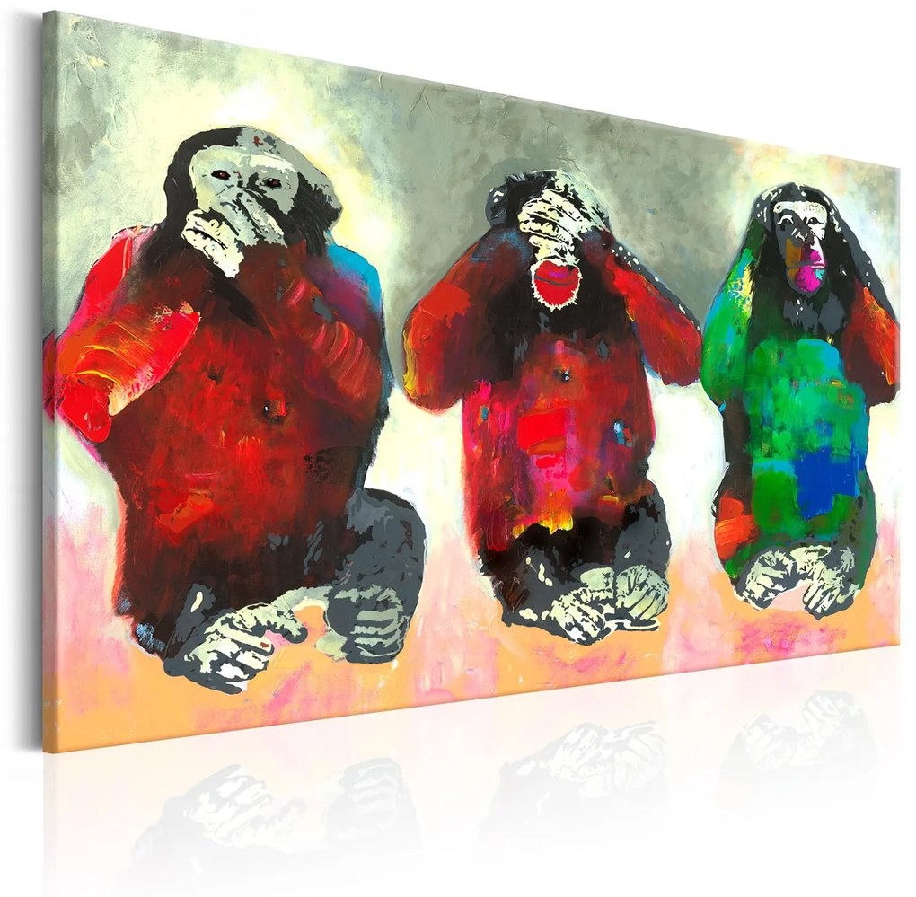 Πίνακας - Three Wise Monkeys 90x60