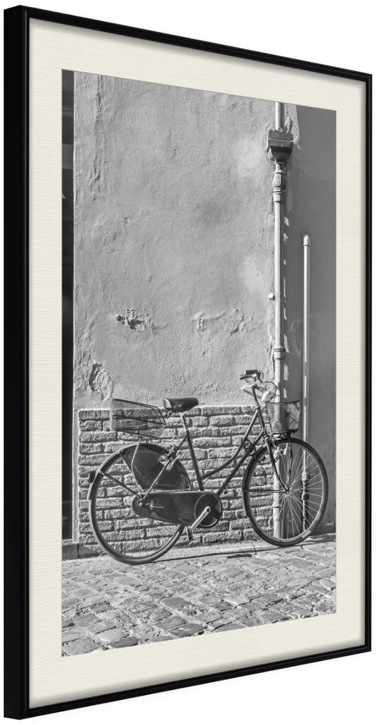 Αφίσα - Bicycle with Black Tires - 40x60 - Μαύρο - Με πασπαρτού