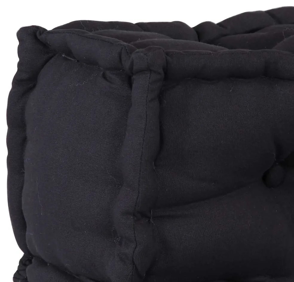 Modular Pouffe Anthracite 70x70x54 ύφασμα - Ανθρακί