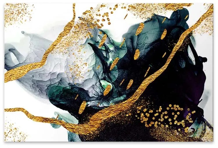 Πίνακας σε καμβά "Sapphire" Megapap ψηφιακής εκτύπωσης 140x100x3εκ.-GP033-0120