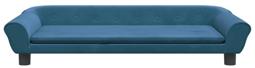 Κρεβάτι Σκύλου Μπλε 100 x 50 x 21 εκ. Βελούδινο - Μπλε